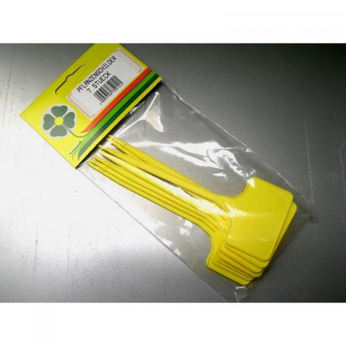 Steckschilder Etiketten 7 stck in Gelb 15cm