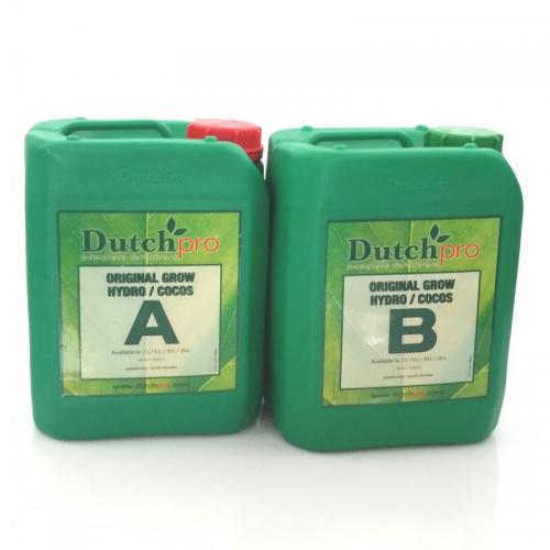 Dutchpro Dünger Hydros/Cocos A&B 5 Liter Grow