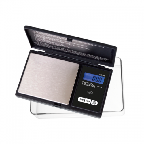 On Balance DZT-100-BK Scale, schwarz, Messbereich 100 g, Ablesbarkeit 0,01 g