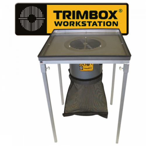 Trimpro Trimbox Erntemaschine inkl. Workstation, Maße aufgebaut 45,7 x 45,7 x 68,5 cm